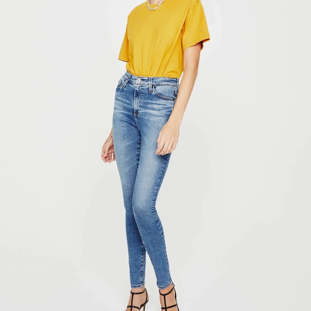 AG JEANS WOMENS MILA SKINNY HIGH RISE JEANS (SIZE 31)